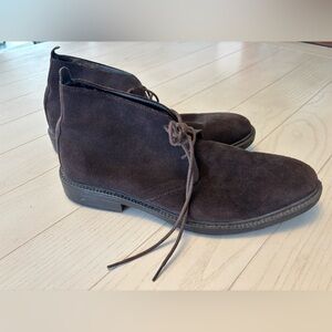 Joseph Abboud chocolate suede shoes size 10.5